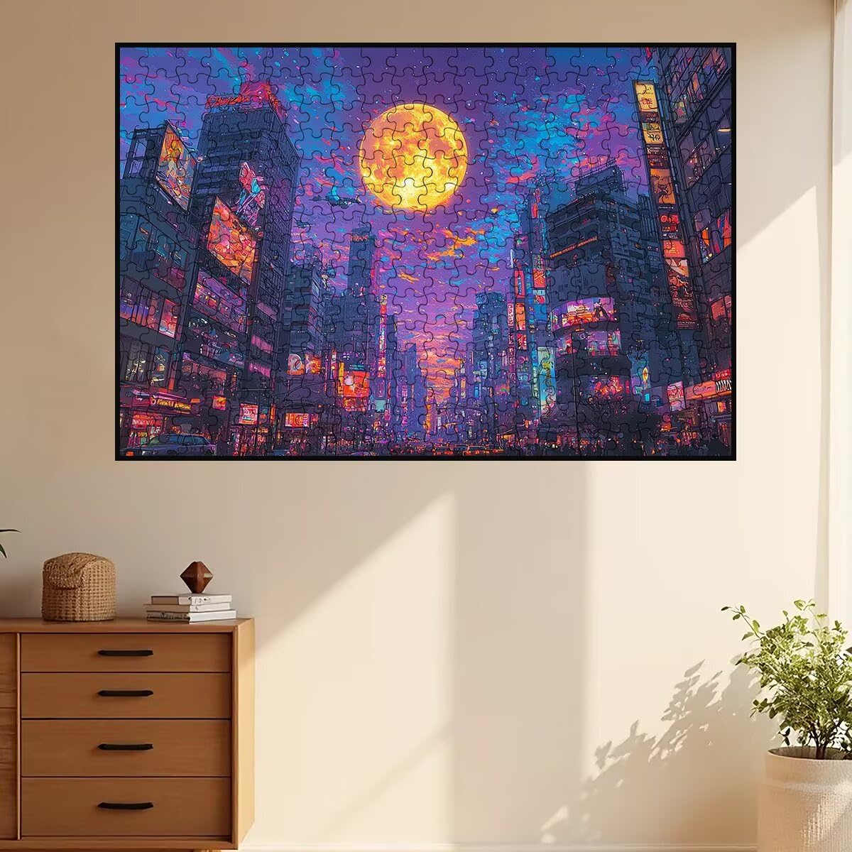 Puzzle 4000 Pezzi Citta, Puzzle Luna per Adulti, Puzzles in Legno Intrattenimento Creativo, Divertimento, Puzzles Educativi Classici con Confezione di Alta Qualità Idea Regalo Donna, Decor Casa -2578