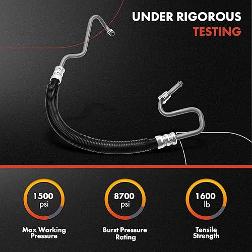 Miniatura 2 de A-Premium Conjunto de manguera de presión de dirección asistida compatible con GMC, Chevrolet, modelos Cadillac - Silverado 1500 2500 3500,