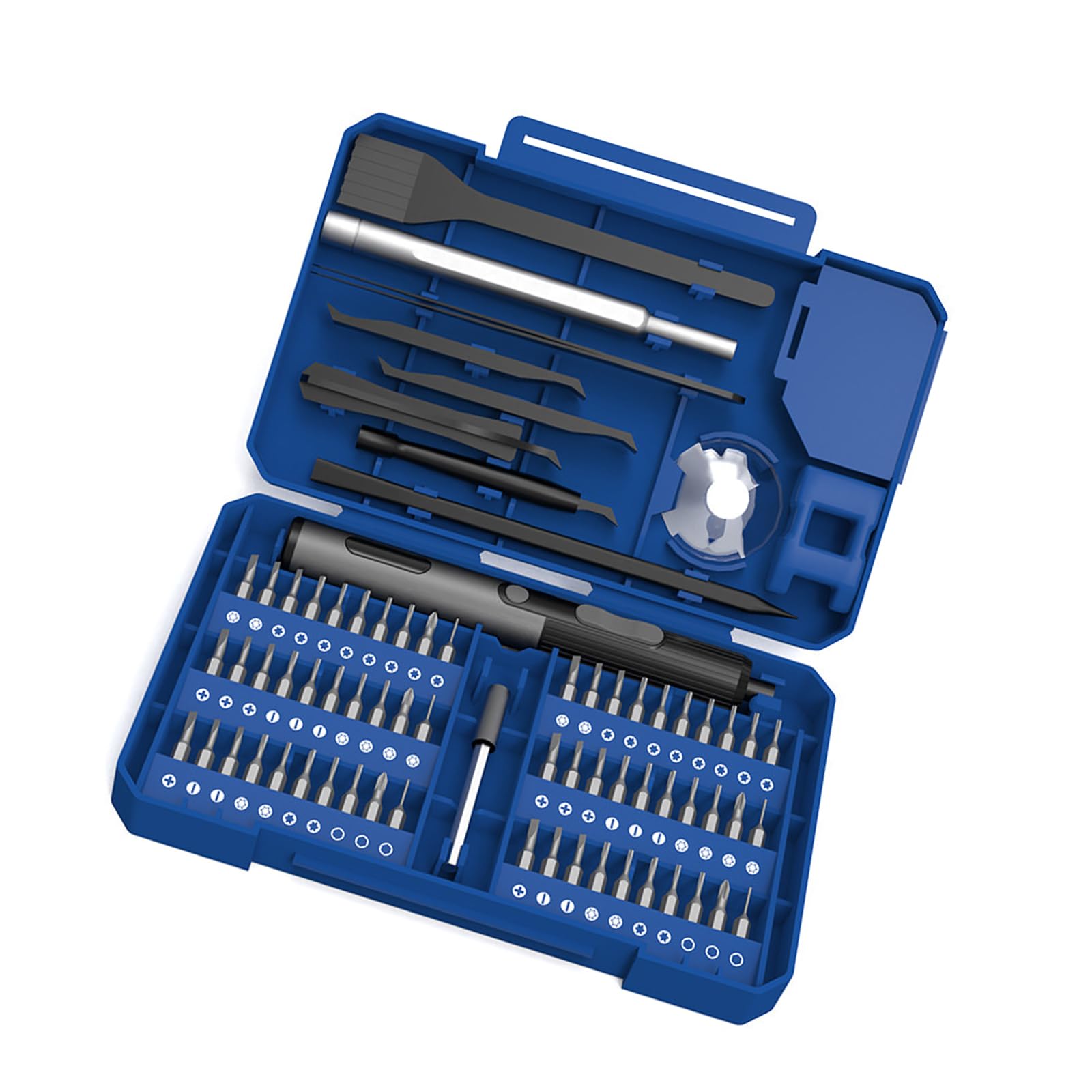 Kaeltsyn Torques Electric Screwdriver Set For Electronics Maintenance Bits And Nonslip Aluminum Handle Phone Repair