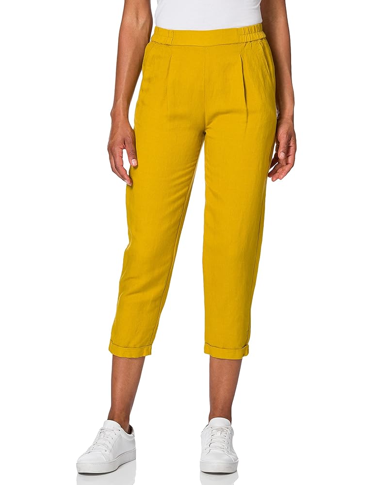 Sisley Pantaloni, Donna, Oro giallo 32 W, 42 : Amazon.it: Moda