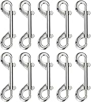 Vista 9 de Clips de metal de doble extremo para cadena de gatillo de perno para cubo de agua, cubo de alimentación de mascotas, correa para perros agrícolas