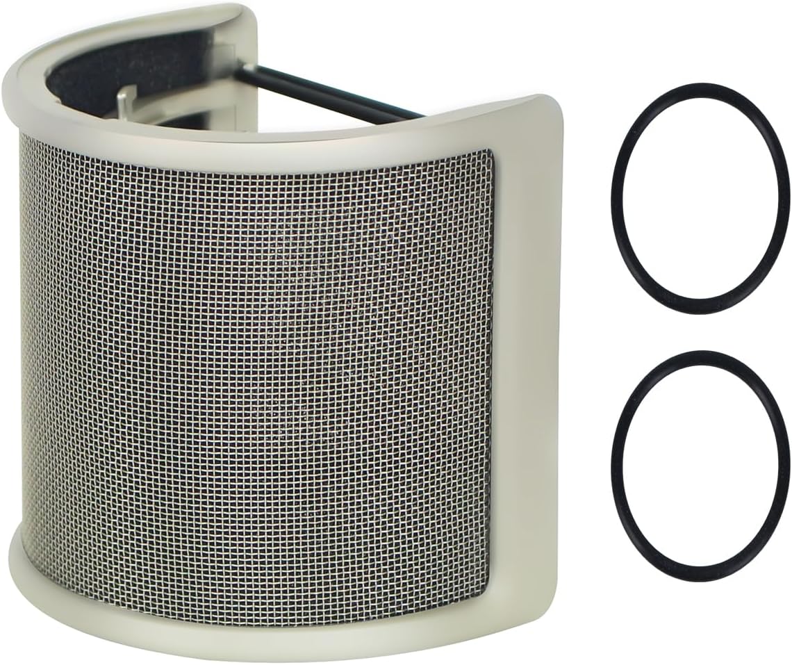 Micfuns Pop Filter with two elastic bands