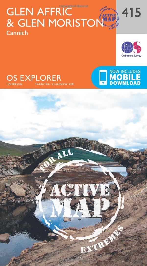 Glen Affric and Glen Moriston by  Ordnance Survey - 9780319472705