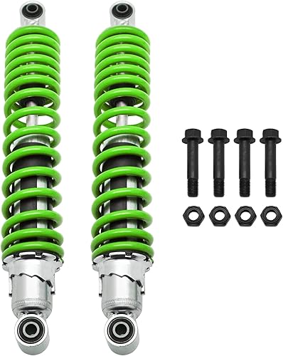 Miniatura 38 de M MATI Amortiguador delantero con tuerca autoblocante para Yamaha Banshee 350 YFZ350 1987-2006, MPN # 3GG-23350-20-36 3GG-23350-20-P0 Blanco