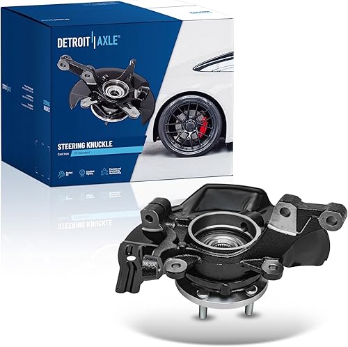 Miniatura 26 de Detroit Axle - Nudillo de dirección delantero derecho de 2.0L para Kia Optima 2011, nudillo de dirección del lado del pasajero y reemplazo
