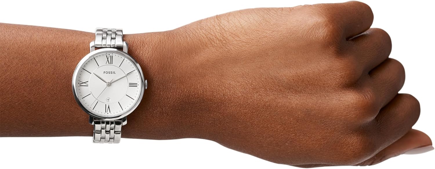 Fossil Women's Jacqueline Quartz Stainless Steel Three-Hand Watch - Image 4