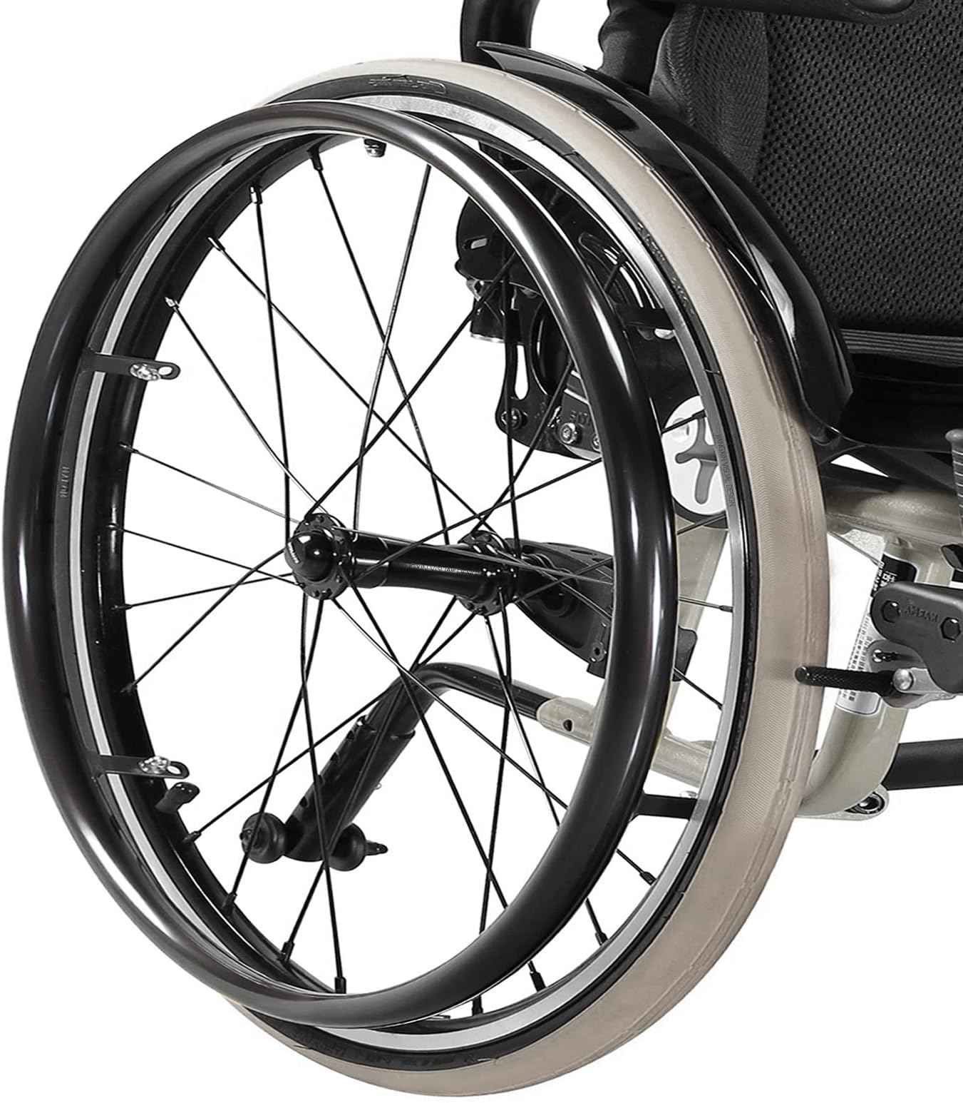1 Pair Wheelchair Cover,24inch Silicone Wheelchair Push Rim Covers,Wheelchair Accessories,Wheelchair Handrim Covers,Non-Slip Wear-Resistant Hand Push Protective Cover, Rear Wheel Grips Cover