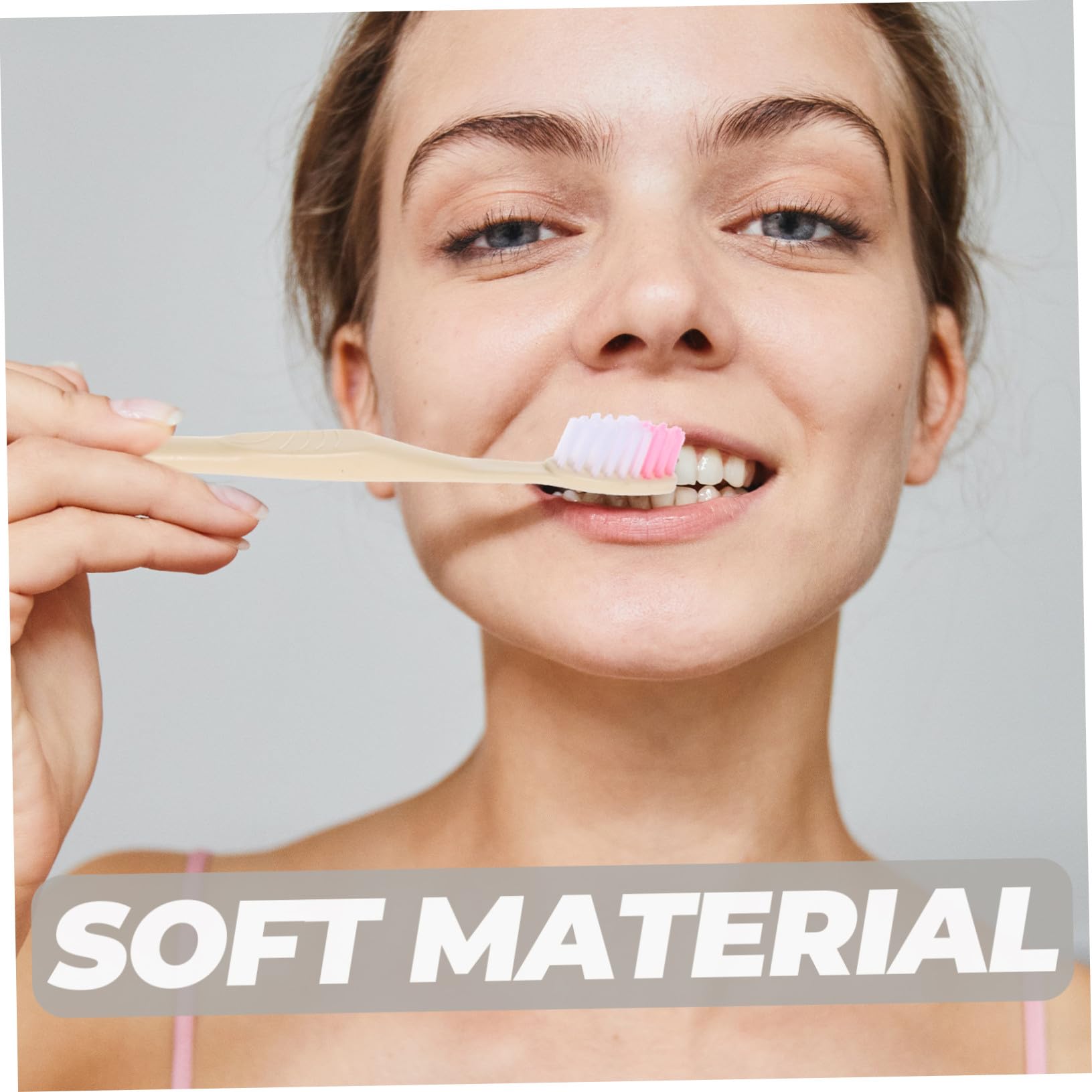 Juego de 100 Cepillos con Pasta, Cepillos de Dientes Manuales Envueltos Individualmente para Viajes y Uso Varios estilos
