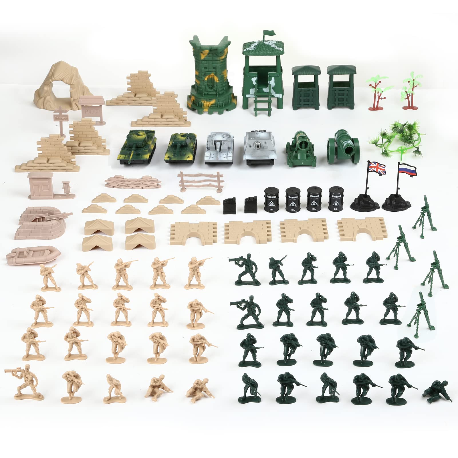 専用 グリーンアーミーメン & 101匹わんちゃんセット Amazon.co.jp: Kesote 軍事 おもちゃ モデルセット グリーン