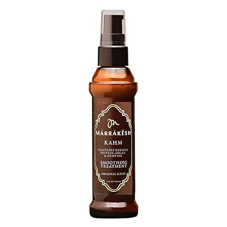 Amazon Com Marrakesh Kahm Original Scent 2 Fl Oz Hair Smoothing Treatment Vegetable Keratin Protein Moroccan Argan Oil Hemp Seed Oil Vegan Cruelty Free Beauty Personal Care