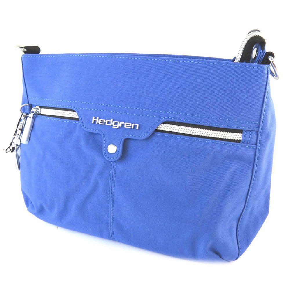 Shoulder bag 'Hedgren'blue - 33x20x10 cm (12.99''x7.87''x3.94'').