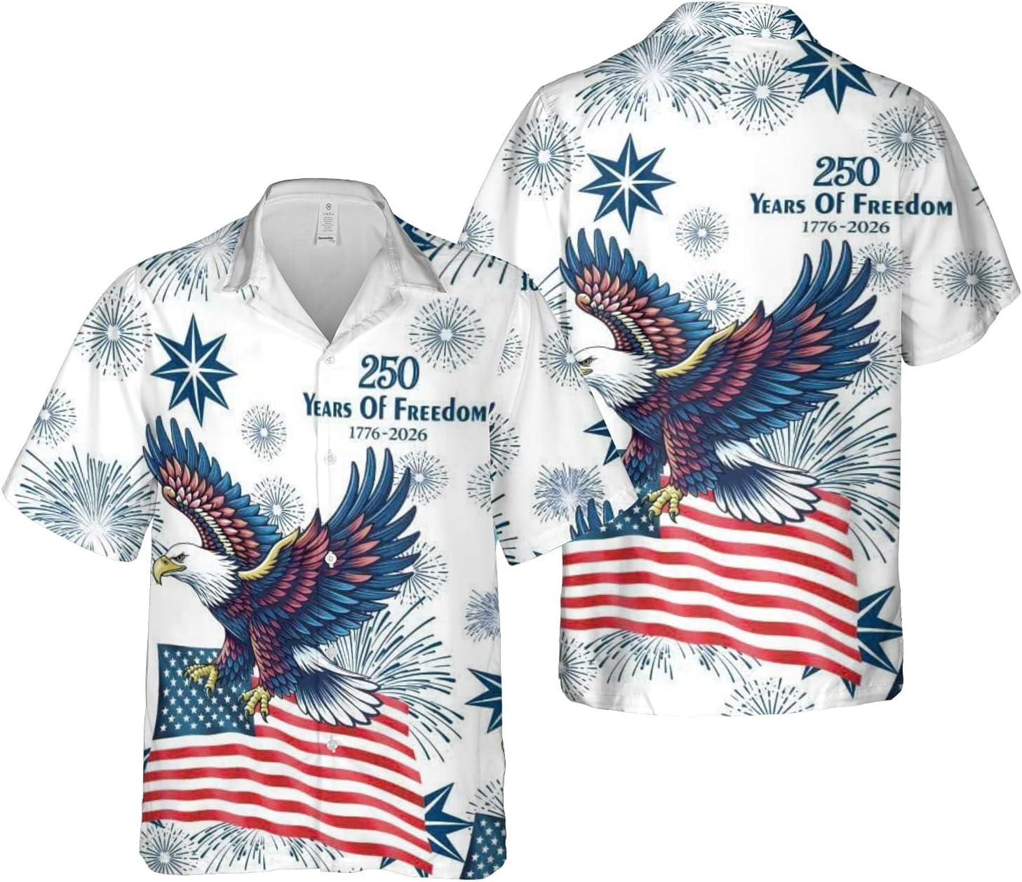 Men's Hawaiian Wrinkle Free Short Sleeve Button Down Funny Tropical Floral Beach Vacation Shirt