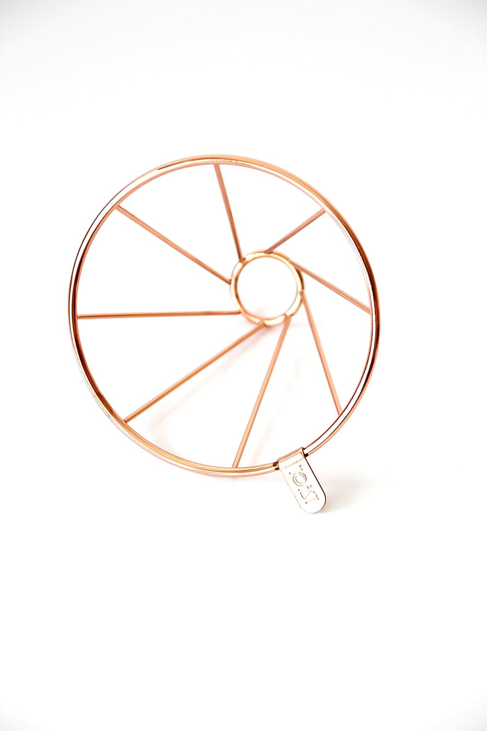 Pour Over Coffee Dripper and 2 Cup Carafe by Toast Living - 300 ML Double Vacuum Insulated Boro-silicate Glass Coffee Carafe Set with Copper Wire Funnel for Premium Coffee (10 oz)