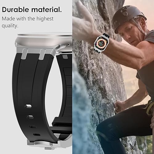 Miniatura 4 de WINGLE AP - Correas de lujo para Apple Watch Band Ultra 2 Band Ultra 1.929 in 1.811 in 1.772 in 1.732 in 1.654 in para hombres y mujeres Series 10 9