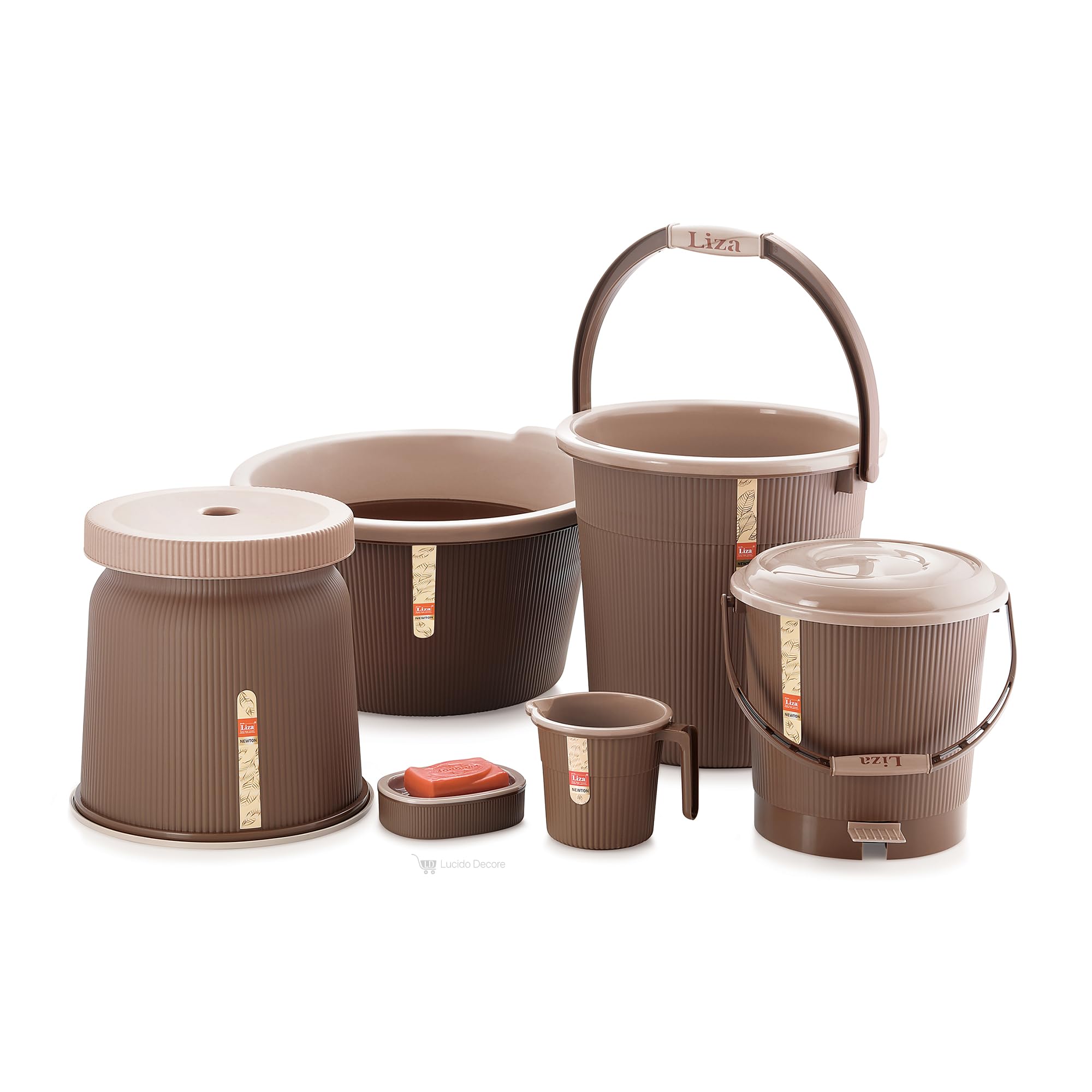 Modern Dark Grey Bathroom Set - 11 Piece Combo -16 Modern Dark Grey Bathroom Set - 11 Piece Combo -16