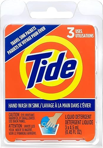 Tide Paquetes de fregadero de viaje 3 unidades