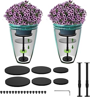 Adjustable Height Plant Risers for Pots Indoor & Outdoor 2 PCS , 12-21