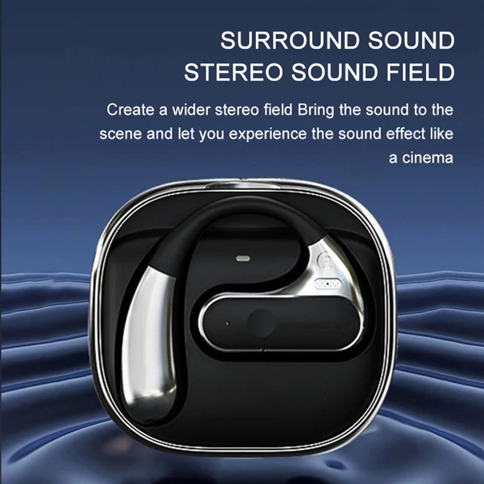Cosiki Auricolari per Traduzione AI Bluetooth 5.4 per Supporto Linguistico in Tempo Reale Ideale per Viaggiatori e Studenti 2 unità
