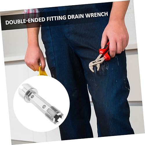 Miniatura 2 de Angoily Llave de fontanería para debajo del fregadero, 2 uds, de aluminio, para espacios estrechos