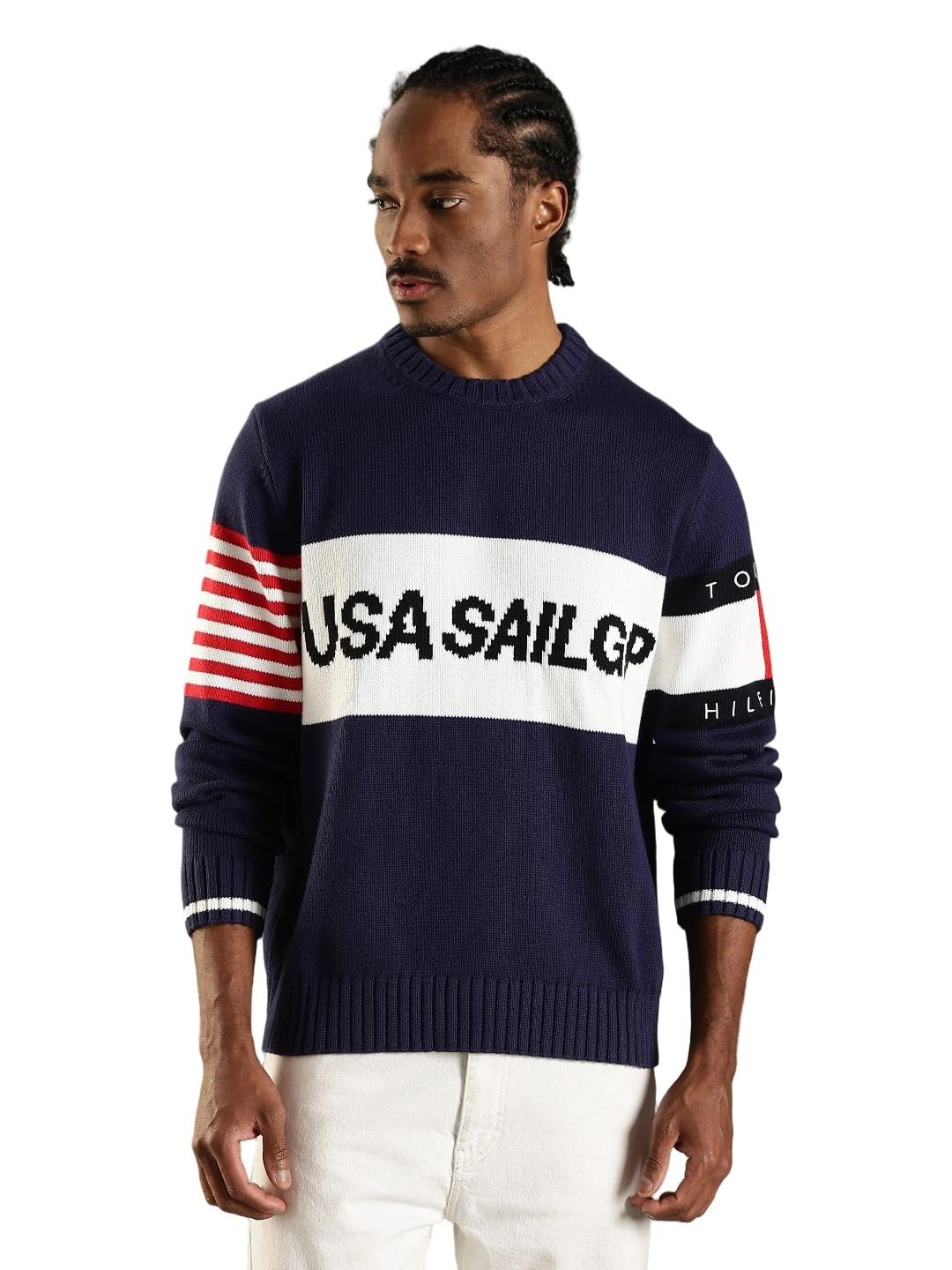 tommy hilfiger Regular fit Cotton Crew Neck Pullover-picture-27