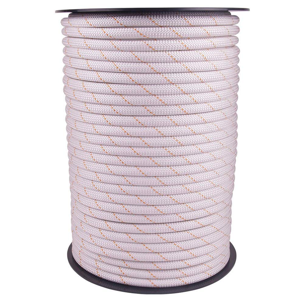 Fixe - Cuerda Semiestática Multiusos RANGER 10,5mm - 200m - Cuerda Trabajos Verticales, Cuerda Semi-estática para Instalaciones Deportivas, Industria - Roja - Tipo A - Poliamida.