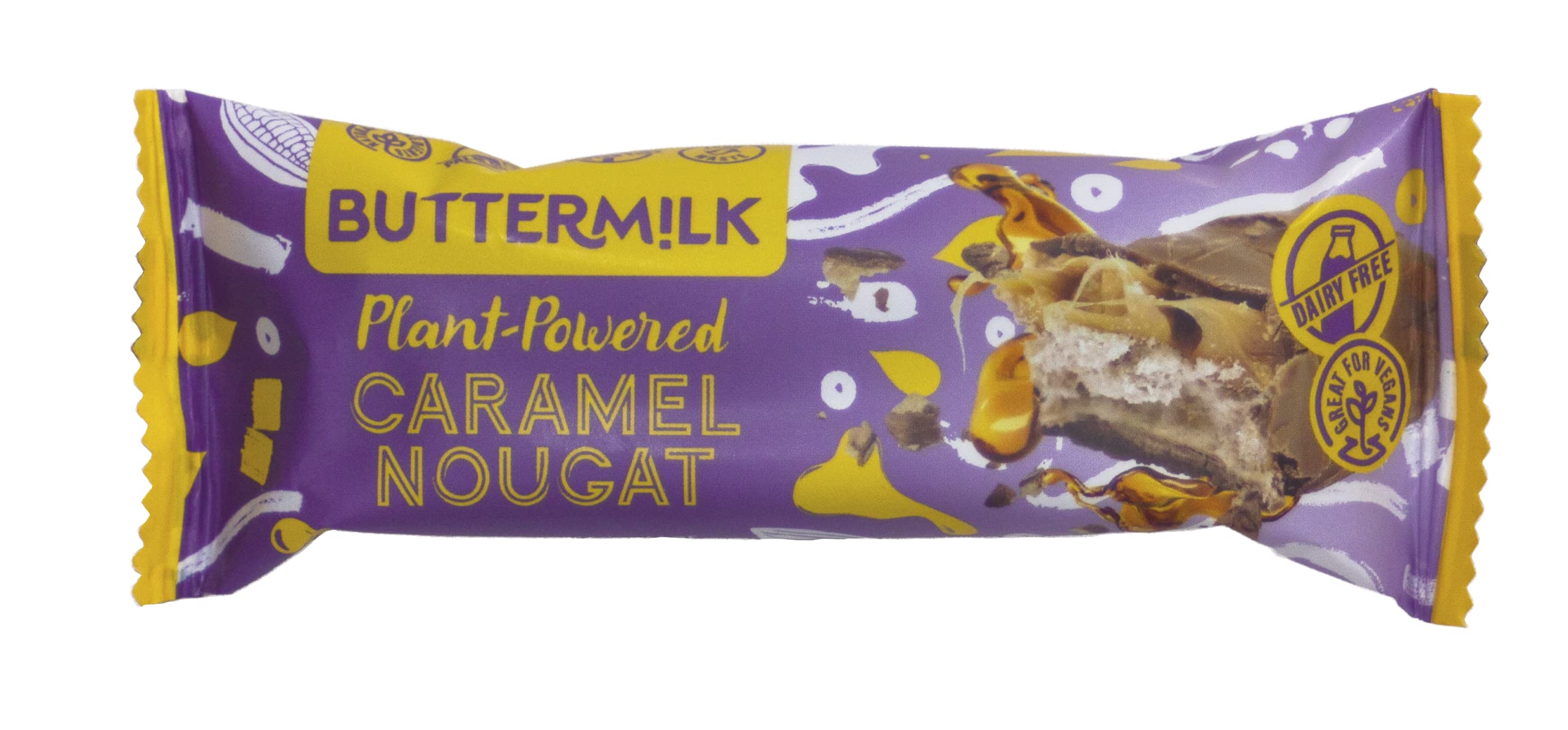 Plant Powered Caramel Nougat Snack Bar 50g