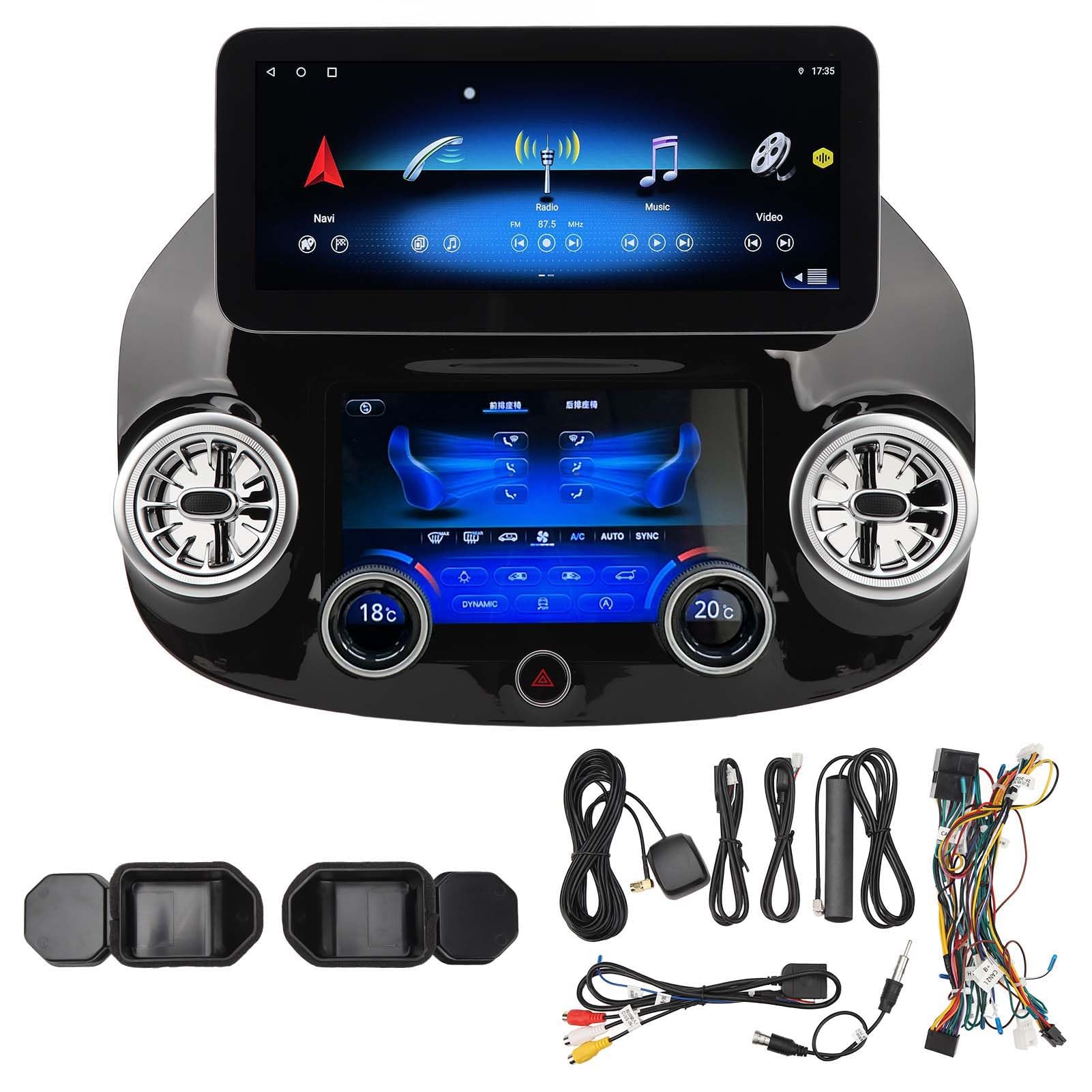 Amazon | 12.3 インチ車用マルチメディア プレーヤー、ステレオ ラジオ