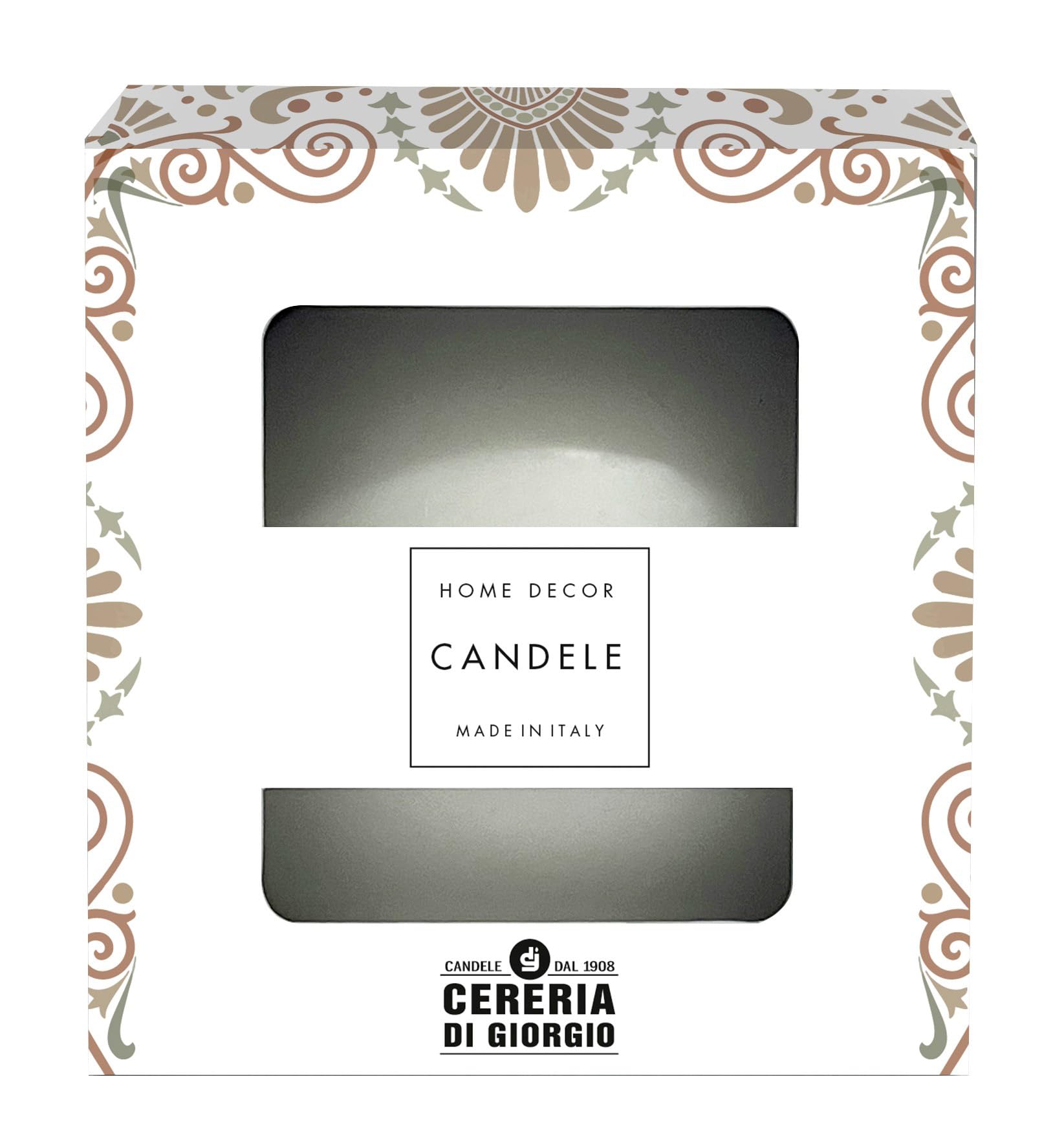 Decorative Sphere Candle Lacquered Diameter 10 cm – Duration 49 Hours – Gift Box Cereria Di Giorgio