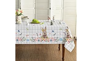 Horaldaily Easter Tablecloth: A Rectangular Haven for Holiday Charm