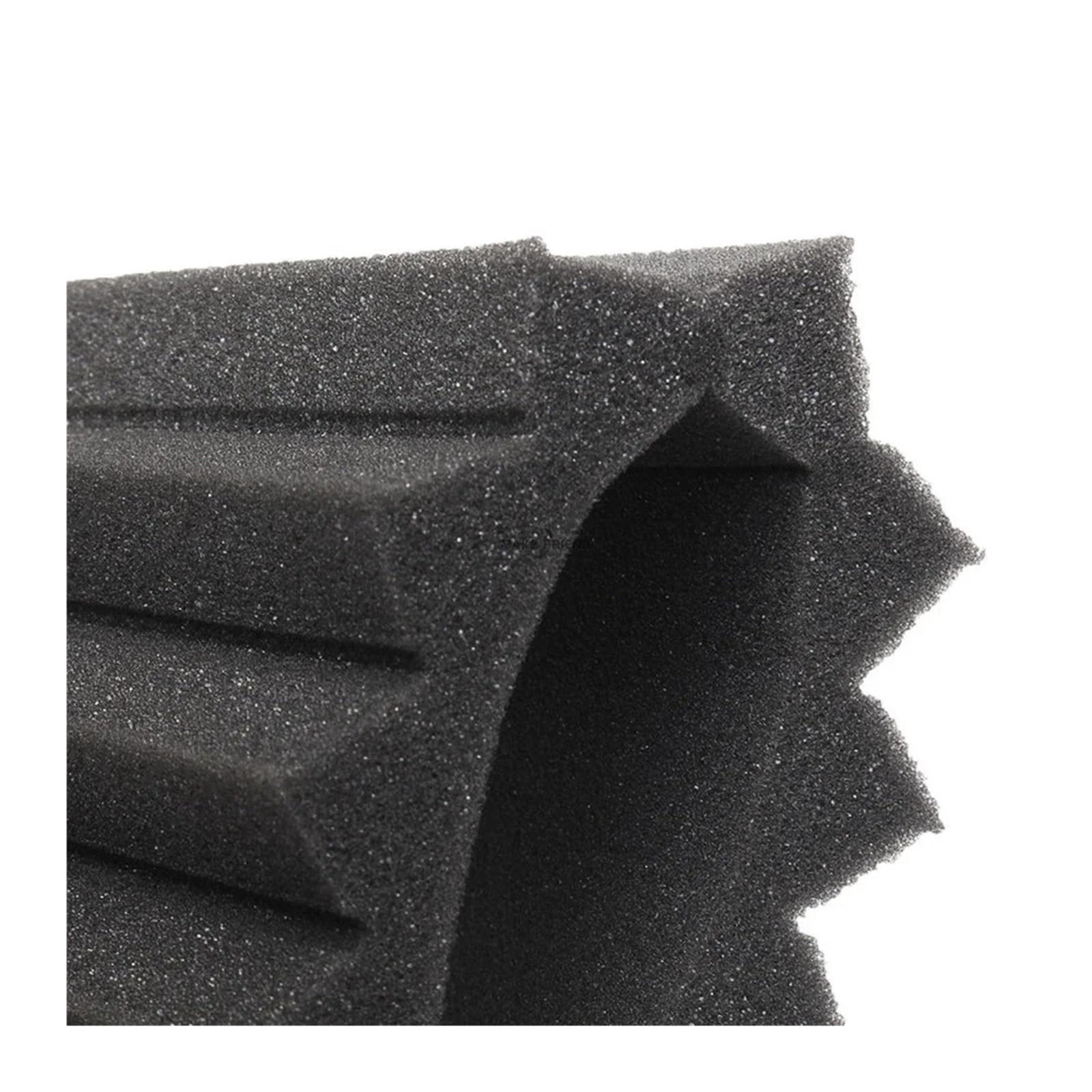 Paneles Acusticos 12Pc Acoustic Foam Sound Insulation Panels for KTV Bar Soundproofing Studio Wedges Proofing Multiple Color 300x300x25mm(Grey)