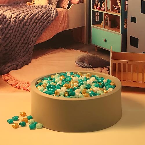 Miniatura 6 de GOGOSO Pelotas para Piscina de Pelotas para Niños Pequeños, Pelotas de Juego de Plástico para Bebés, Pelotas Suaves en Colores Pastel No Tóxicas Sin