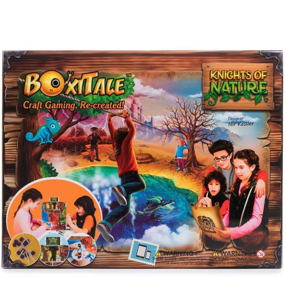 Boxitale Knights of Nature Interactive Craft Game Adventure for Kids uses Phone / Tablet Free App, Stem Skill Development