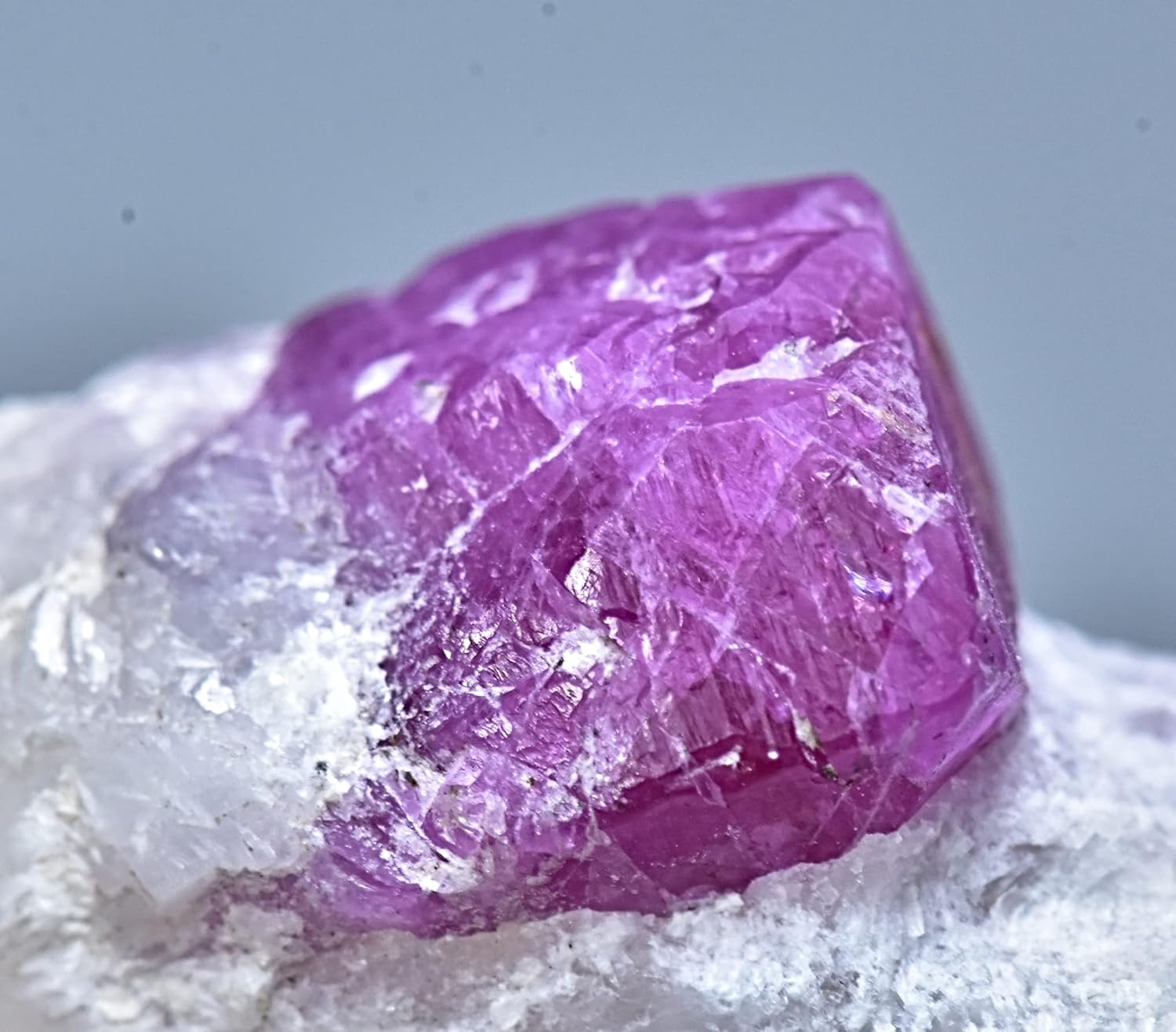 97 Carat Natural Terminated Ruby Crystal Specimen from Jigdalik Afghanistan