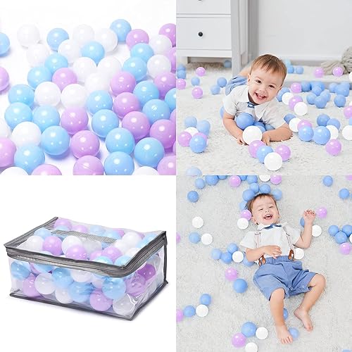 Vista 137 de STARBOLO Ball Pit Balls for Toddlers Phthalate Free BPA Free Non-Toxic Crush Proof Play Balls for Toddlers Kids Pool Playhouse Pack of 100 200 500