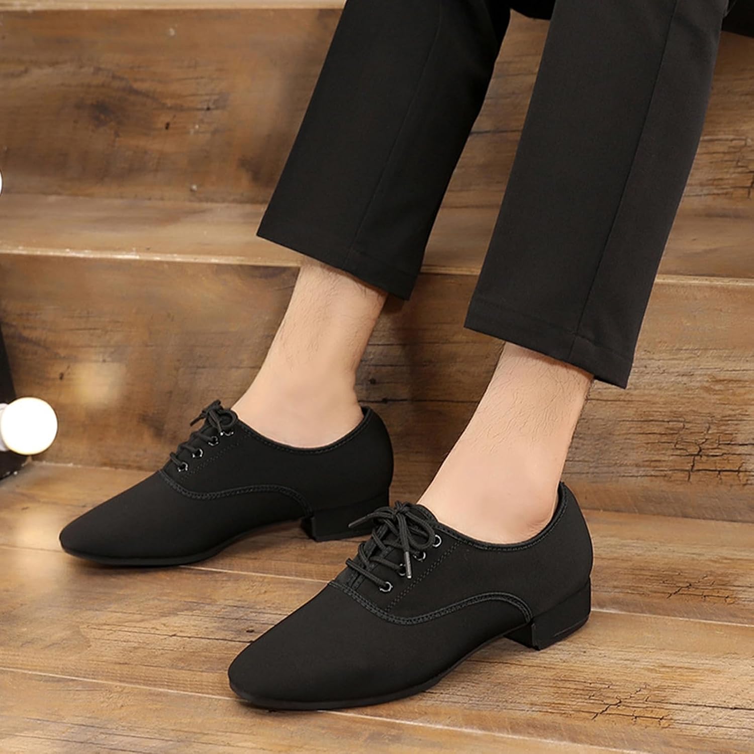 Men's Modern Dance Shoes Fashion 2cm Heel Ballroom Dancing Shoes for Practice
