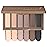 SUSIKEKI 6 Colors Mini Eyeshadow Makeup Palette Neutral Nude Smoky Eye Shadow Taupe & Brown Matte Make Up Pallet with Mirror Highly Pigmented Long Lasting Waterproof Travel Size Gift Kit 01