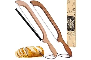 2 Pack Bread Saw Knife: Your Serrated Edge for Perfect Slices