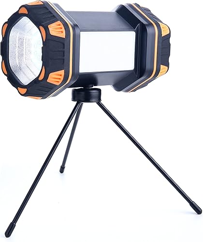 Miniatura 9 de AYL Linterna LED de camping recargable, linterna de campamento, 8 modos de luz, banco de energía de 4800 mAh, impermeable, linterna para emergencia,