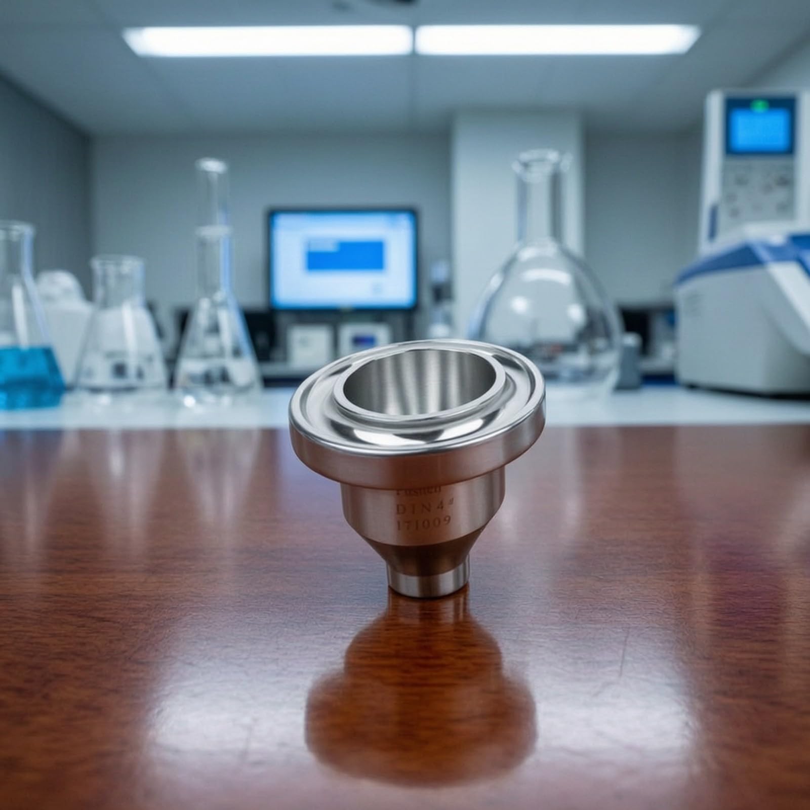 di Viscosità 4 Portatile | Struttura in Metallo Robusto, Facile da Usare, Viscosimetro 4, per Laboratorio, Tascabile 4