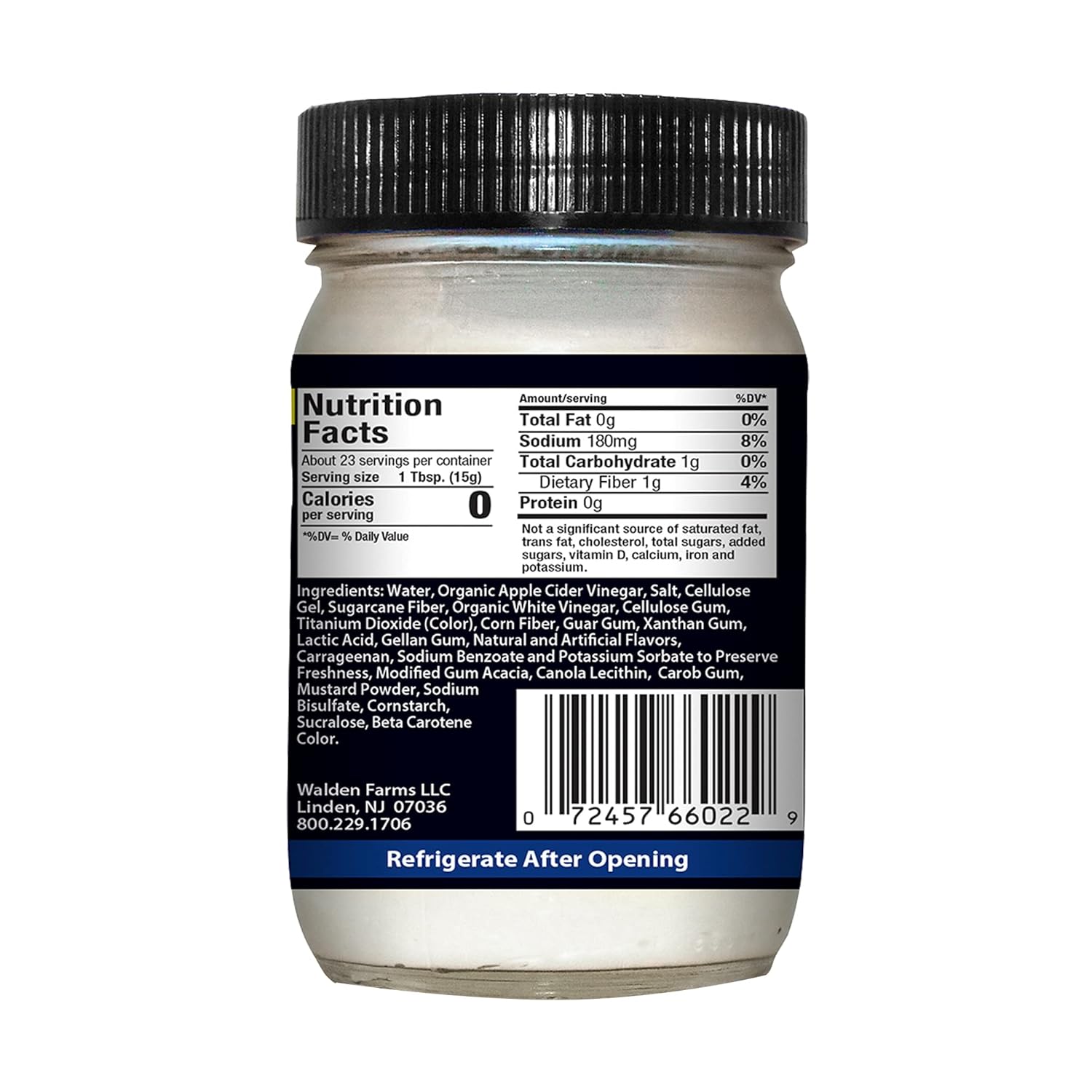 Walden Farms Amazin' Mayo Spread, 12 oz. Jar, Light and Tangy Fat Free Mayonnaise, No Sugar and Low Carb for Paleo and Keto Diets, Great for ...