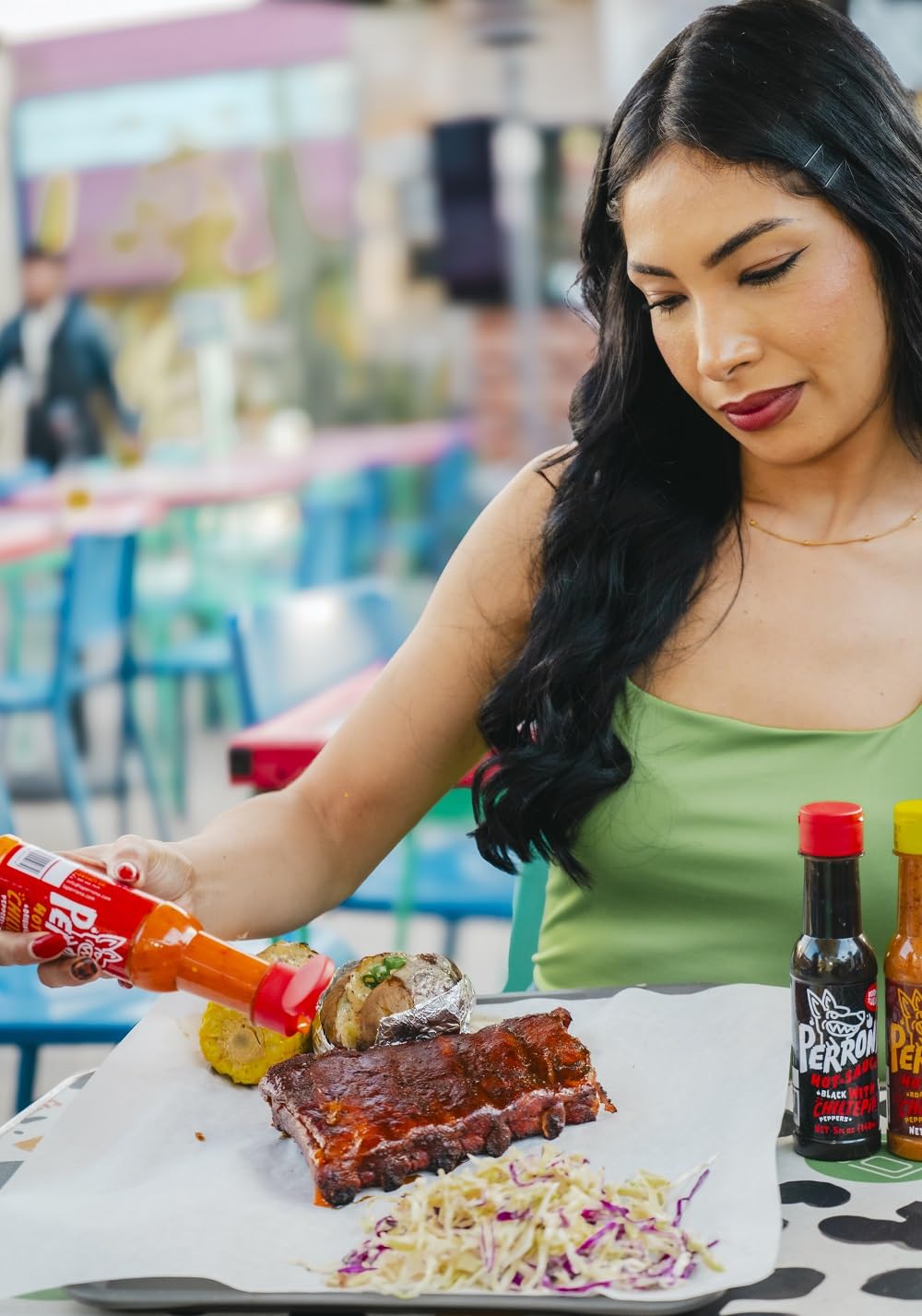 La Perrona Chiltepin Hot Sauce 5 Ounce Bottle | Red Chiltepin Pepper Salsa Picante | Extra Spicy | Handmade | Pack of 12