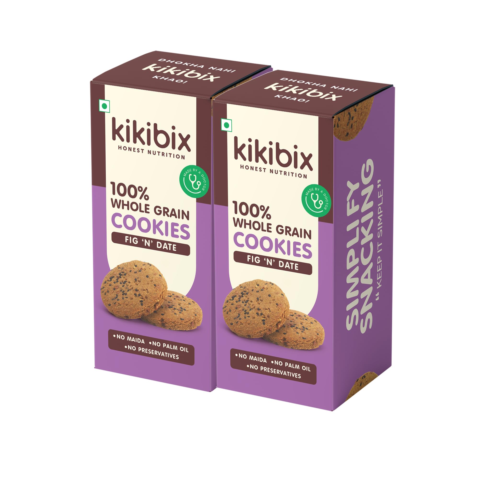 Kikibix Figs Jaggery Cookies | Best Lactation cookies | Pcos & Pcod Friendly | Tasty & Healthy Snacks For Adults | Anjeer & Jaggery Biscuits | Nutritious Multigrain Cookies | 260 Gms (B09SBCCRFD) Amazon Price History, Amazon Price Tracker