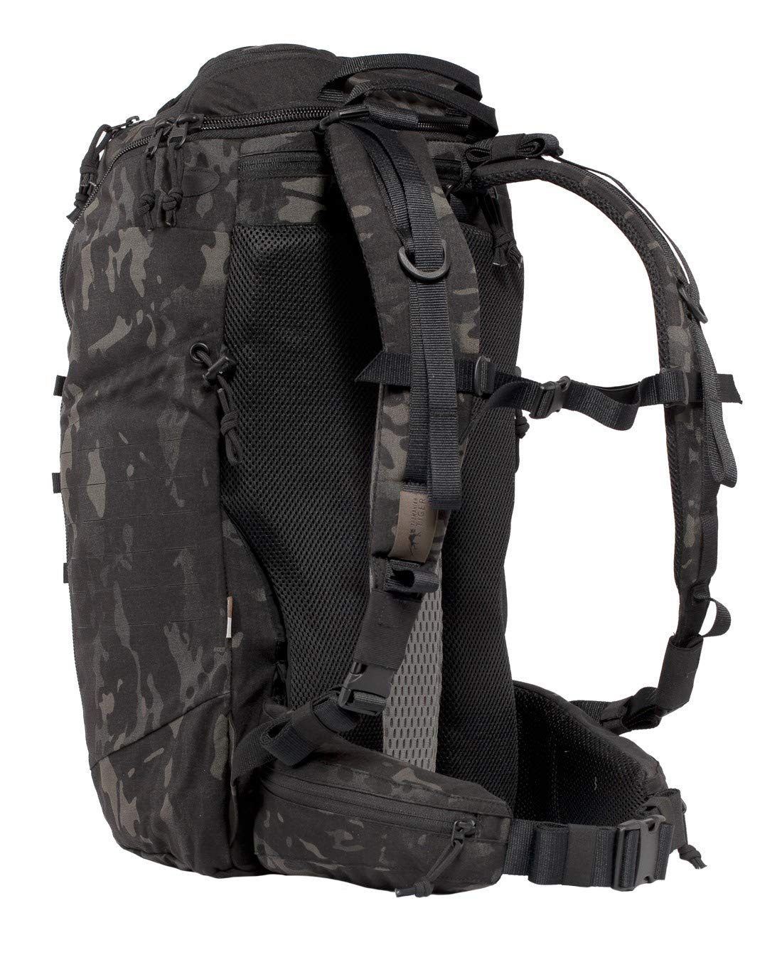 Tasmanian Tiger TT Modular Pack 30 plecak turystyczny o pojemności 30 litrów wraz z organizerem, zestaw dodatkowych kieszeni dla większego porządku, Multicam Black, 30L, Plecak, plecaki