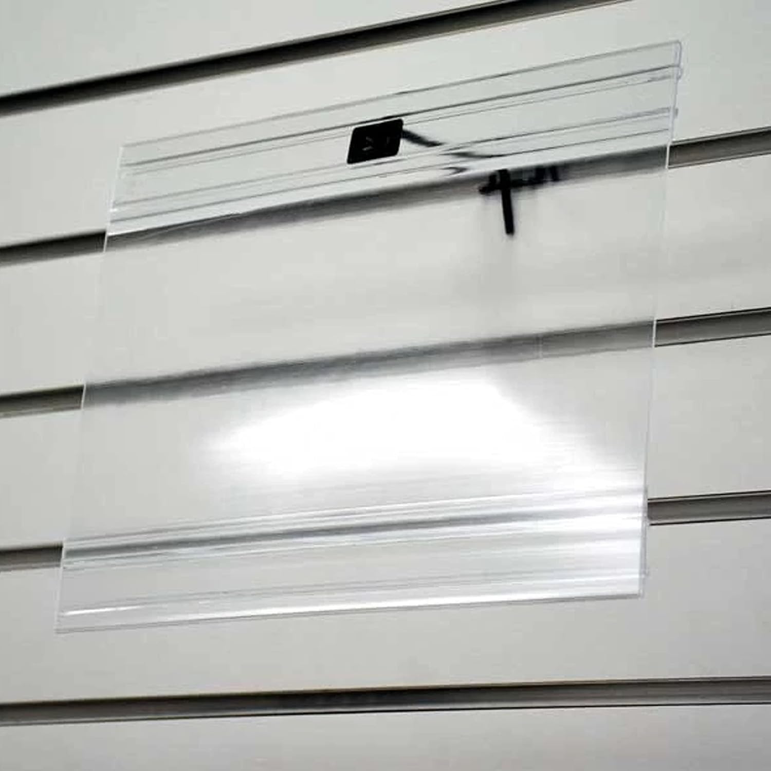 1 Up Plastic Ticket Sign Holder - Holds a 11" by 8.5" Sign for Products in Retail Environments (Quantity 5) (5)