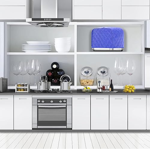 Miniatura 7 de KINMAD Cubierta acolchada de tela de poliéster de cuatro rebanadas, protector de utensilios para hornear, protección contra el polvo y las huellas