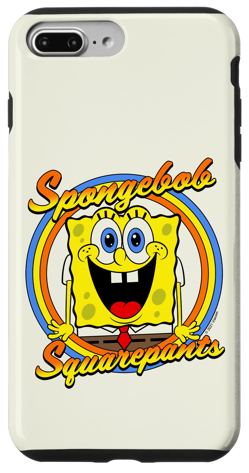 iPhone 7 Plus/8 Plus SpongeBob SquarePants Rainbow Circle Portrait Case