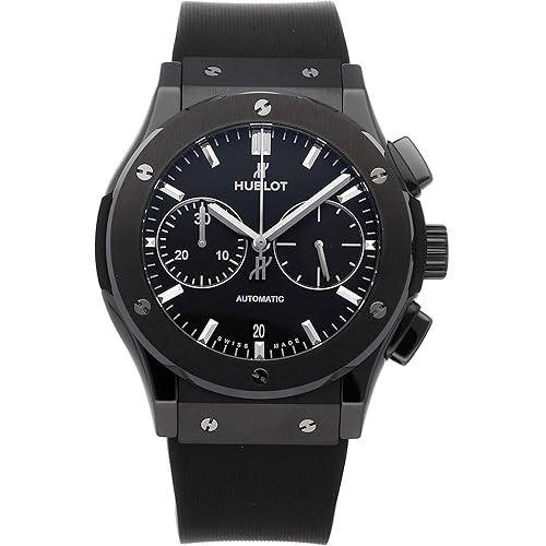 Hublot Classic Fusion Mechanical (Automatic) Black Dial Mens Watch 521.cm.1171.RX (Pre-Owned)