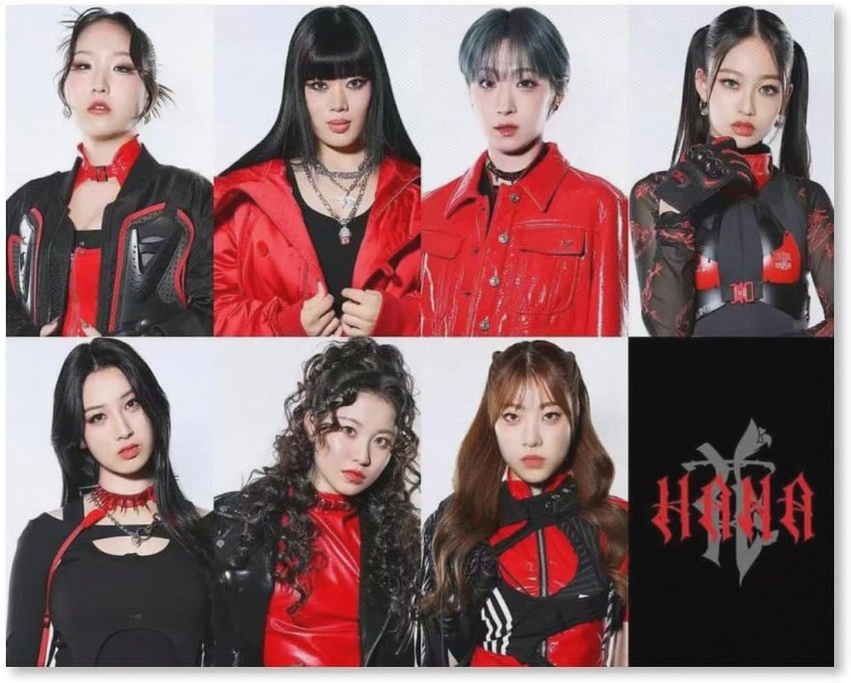 歌手 HANA ハナ Debut Single Rose BEHINDキャンバスポスター壁アートの装飾リビングルームの寝室の装飾のた