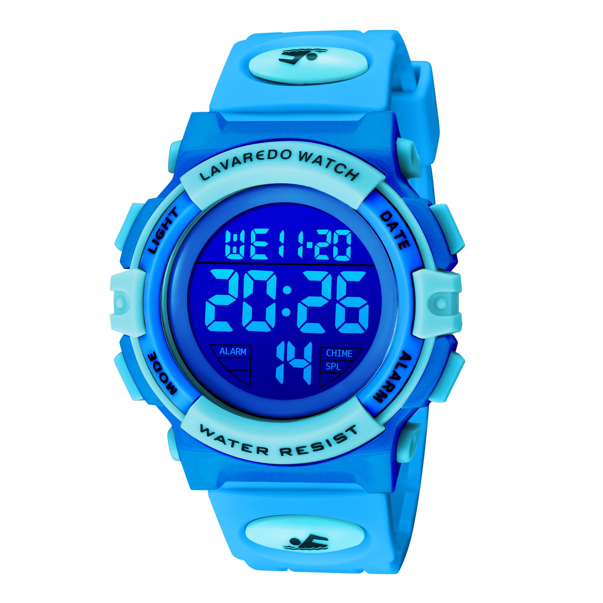 Kids Watch,Boys Watch for 3-15 Year Old Boys,Digital Sport Outdoor Multifunctional Chronograph LED 50 M Waterproof Alarm Calendar Analog Watch for Children with Silicone Band,Kids Gift