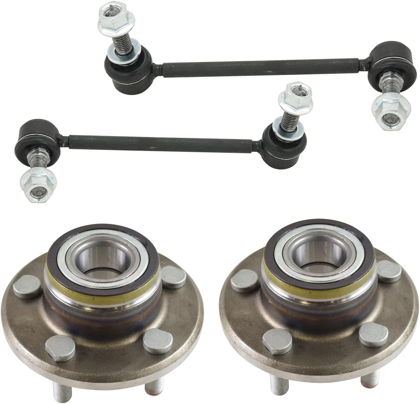 TRQ Front Suspension & Drivetrain Kit Compatible with 2005-2014 Chrysler 2005-2014 Dodge